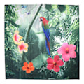 Miniatyrbillede 2 af 2: 180x200cm Vandtæt Bruseforhæng Badeværelse Polyester 12 Kroge 4# Blomst Fugle