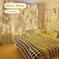 Miniatyrbild 4 av 5: Strängljusgardin, USB -driven Fairy Lights för sovrumsvägg Party$Lights Idealisk för utomhusbröllopsinredning Flera färger$Gardinbelysning interiör