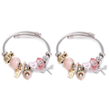 Miniatyrbillede 1 af 5: 2 stk. Charm Armbånd til Kvinder, Armbånd til Kvinder, Jule- og Valentinsdagsgaver