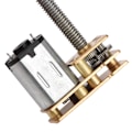 Miniatyrbild 4 av 6: 1024GA20 DC 6V/12V Trådväxlad N20 Växelmotor M4 x 55mm Axel (6V 1000RPM)