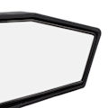 Miniatyrbilde 5 av 8: Side Speil 180 Grader Justerbare 1,75 tommers Klemme Erstatning for Polaris RZR 800 900 1000 XP