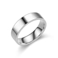 Miniatyrbilde 1 av 5: 6 mm Titanring i rustfritt stål, matt finish, herrerings, vielsesring, komfortabel passform, størrelse 7-10