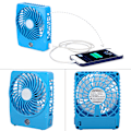 Miniatyrbillede 4 af 8: 3,5W USB Mini Bærbar Kvadratisk Elektrisk Fan Bord med Klipsbase til Hjemmekontorbrug