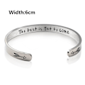 Miniatyrbilde 2 av 5: Personlige armbånd for jenter/damer - Inspirerende smykkergaver til bestevenner/mødre/døtre/søstre (flere design)