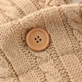 Miniatyrbilde 7 av 8: Unisex Babyteppe i Myk og Tykk Fleece - Strikket Babyteppe for Jenter og Gutter - Vognomslag for Nyfødte - Babytilbehør