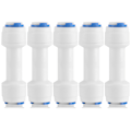 Miniatyrbillede 2 af 2: 5 stk. 1/4\" Hurtigkobling Kontrolventil til Rent Vand Omvendt Osmose System (蓝)