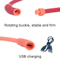 Pikkukuva 4 / 5: USB-ladattava, säädettävä, valoa lähettävä kaulus pienille koirille ja kissoille, heijastava yöllä