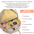 Miniatyrbild 3 av 5: Laptop-ryggsäck - Business Travel Computer Bag - med USB-port - Lämplig för 13/14 \"datorer
