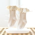 Miniatyrbillede 4 af 6: Strømper 2-pak Lace Trim og Lace Trim Strømpe, til piger