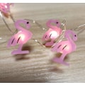 Miniatyrbild 3 av 7: Rosa Flamingo String Lights, 6,5 Ft String Lights med 20 LED batteridrivna Flamingo Fairy Lights för Flamingo Presenter, Flamingo Party och Yard