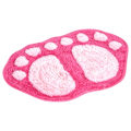 Miniatyrbillede 1 af 2: Blød, skridsikker, vandabsorberende dørmatte til soveværelse, badeværelse - 58,5 * 38 cm - Pink