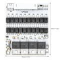 Pikkukuva 1 / 2: 40A 10S 36V Litium-akku suojapiiri BMS PCB tasapainotetulla latauksella