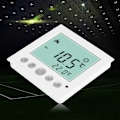 Miniatyrbild 3 av 4: LCD Digital Golvvärme Programmerbar Termostat Temperaturregulator Vit Bakgrundsbelysning