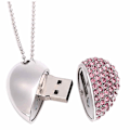 Miniatyrbillede 1 af 6: Kreativ Hjerteformet USB Flash Drive 64 GB