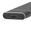 Miniatyrbild 3 av 8: USB C SSD-hölje M.2 NGFF Hög Hastighetsöverföring USB3.0 5Gbps USB 3.1 10Gbps Typ C Metall SSD-hölje för Dator Svart