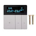 Miniatyrbillede 2 af 8: 3A Smart Termostat LCD Farveskærm Høj Præcision Programmerbar Termostat Vandvarmekeddel Opvarmning til Hjem Indkøbscenter AC90‑240V Grå WiFi