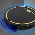 Miniatyrbillede 6 af 6: Automatisk Støvsuger Intelligent Fejerobot Genopladelig Indbygget 2000mAh Batteri med Vandtank Sort