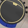 Miniatyrbillede 4 af 6: Automatisk Støvsuger Intelligent Fejerobot Genopladelig Indbygget 2000mAh Batteri med Vandtank Sort