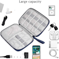 Miniatyrbilde 3 av 5: Reisekabel-Organiseringsveske, Elektronisk Organiseringskabel Organiseringsveske Bærbar Vanntett Oppbevaringsveske for Lader, Kabel, USB