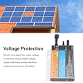 Miniatyrbillede 7 af 8: 500W Solcelle Mikro Inverter Sinus Bølge Strømbeskyttelse Aluminium Legering AC 220V Solcelle Nettilsluttet Mikro Inverter til Solpanel