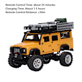 Pikkukuva 6 / 8: 2.4G Kauko-ohjattava Kiipeily Maastoauto Simulaatio 1:28 Mini RC Auton Leikki Keltainen