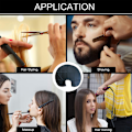 Miniatyrbillede 5 af 5: Kort Makeup-Kappe, Letvægts Kam-Ud Skægbarberings-Forklæde, Skønhedssalon Styling-Forklæde til Kunder