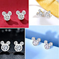 Miniatyrbilde 7 av 8: Mickey Stud Ørepynt for Kvinner, Musformet, Forgylt Krystall, Mote Smykker, Ørepynt for Kvinner, Festgaver