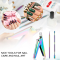 Miniatyrbild 5 av 5: Nagelklippare, Spetsknivset, Nagelbands-pusher, Manikyrtillbehör