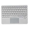Miniatyrbilde 1 av 5: Ultratynn trådløst Bluetooth-tastatur med styreflate - Universal oppladbart tastatur for iPad iOS Android Windows-enheter