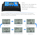 Miniatyrbild 4 av 6: Solar Battery Controller 12v/24v Solar Panel Charge Controller Mark Solar Panel Controller Regulator med justerbar LCD-skärm och dubbel USB port
