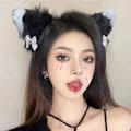 Miniatyrbilde 7 av 8: 1 stk Katteører Hodebånd Cosplay Jente Kvinne Søt Fest Hodeplagg