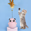 Miniatyrbild 4 av 6: Interaktiv katt långsam matare, husdjur leksaker, automatisk husdjur långsam matare, Tumbler Design Ball