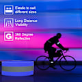 Miniatyrbillede 3 af 5: Sports reflekterende håndledsrem, elastisk håndledsrem til natløb og cykling