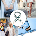 Miniatyrbillede 5 af 5: Bred Taske Rem Skulderrem Justerbar Udskiftning Crossbody Canvas Taske Håndtaske Punge