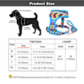 Pikkukuva 3 / 6: Pet Patterns Pehmeä ja Mukava Hyvin Tehty Syvä Kukallinen Ei Vedä Verkko Koiranpentu Koiran Valjaat Liivi, Säädettävät Valjaat Koirien ja Kissojen