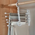 Miniatyrbild 3 av 5: Rostfria galgar Hem Multifunktionell Fällbar Byxhängare