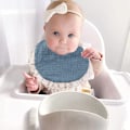 Pikkukuva 4 / 5: Tyttöjen vauvan liinat, kääntyneet boho-tyyliset, kaksoiskerroksiset puuvillaiset sylki-liinat nylon-päänpantasetti