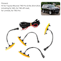 Miniatyrbillede 5 af 7: 4 stk. LED Forlygtegitterlys med ledningsnetssæt passer til Toyota 4Runner 2014‑2019