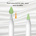 Miniatyrbilde 2 av 5: Silikonbeskyttelse for Apple Pencil-tupper (1. og 2. generasjon), sklisikker og støydempende