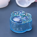 Miniatyrbillede 3 af 6: Harpiksforme Kattepote Form Æske Epoxy Form DIY Harpiksstøbt Sød Kattepote Beholder Silikonform til Opbevaring af Små Ting