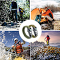 Miniatyrbilde 8 av 8: Justerbar - Brannstarter - Høylydt Fløyte - Perfekt for Fotturer, Camping, Fiske og Jakt