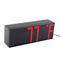 Miniatyrbillede 8 af 8: Digital LED Skrivebordsvækkeur med Snooze-funktion, Timer, Termometer og Fjernbetjening