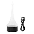 Miniatyrbillede 2 af 5: Tårnformet 7-farvet LED Natlampe Visuel Lyslampe Dekoration Gave til Hjemmet Soveværelse