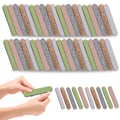 Miniatyrbillede 1 af 5: 50 stk. Neglefiler Dobbeltsidede Slibesten Manicure Værktøjer