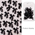 Miniatyrbild 3 av 5: 200 st 3D Rosett Nagelkonst Dekorationer, Färgglada Rosett Nageltillbehör 3D Rosetter Nagelcharms för Resin Flatback Nagelkonst Design