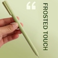 Miniatyrbillede 3 af 5: Tilbagetrækkelige Gelpenne med Ekstra Patroner Sæt, Hurtigtørrende Sort Blæk Fin Spids Rulle Kugle Gel Blækpen