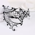 Miniatyrbilde 4 av 5: Maskerademaske for kvinner, øyemaske for fest, ball, kostyme, karneval, retro masker