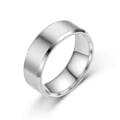 Miniatyrbillede 1 af 5: 8 mm Titanring i Rustfrit Stål Smykker Frostmat Mænds Ring Bryllupsbånd Komfortpasform Størrelse 7-10
