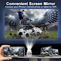 Miniatyrbild 2 av 5: Smart 4K Projektor med Android och WiFi