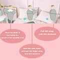 Miniatyrbilde 3 av 5: Baby Silkeorm Sovepose - Sovepose for babyer, med lue og votter